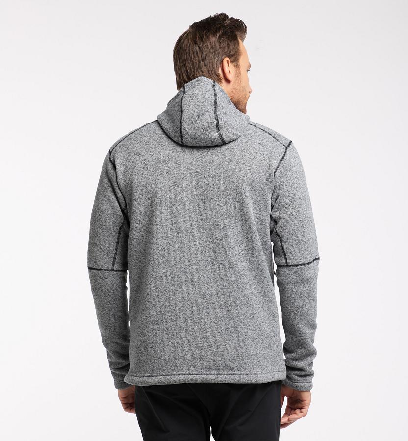 Haglöfs Mens Swook Fleece Grey New Zealand 20357MUEV